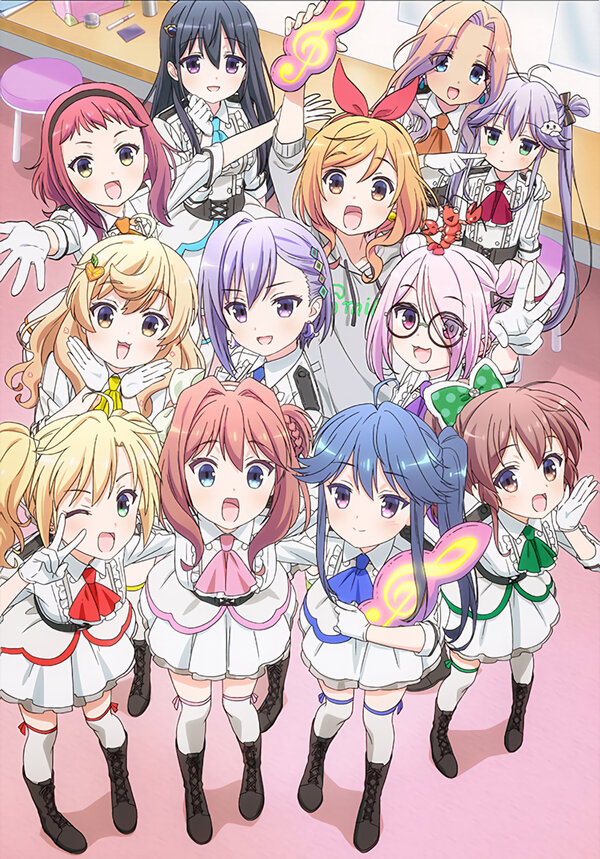  Музыкальные девчонки смотреть онлайн аниме сериал 1 сезон 